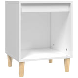 Bedside Cabinets 2 pcs White 40x35x50 cm - 45-Degree Angle