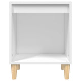 Bedside Cabinets 2 pcs White 40x35x50 cm - Rear View