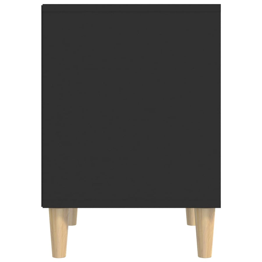 Bedside Cabinets 2 pcs Black 40x35x50 cm