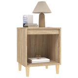 Bedside Cabinet Sonoma Oak 40x35x50 cm - Top-Down View