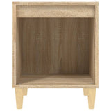 Bedside Cabinet Sonoma Oak 40x35x50 cm - 45-Degree Angle