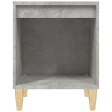 Bedside Cabinet Concrete Grey 40x35x50 cm - 45-Degree Angle