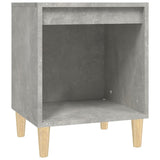 Bedside Cabinets 2 pcs Concrete Grey 40x35x50 cm - 45-Degree Angle