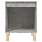 Bedside Cabinets 2 pcs Concrete Grey 40x35x50 cm