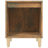 Bedside Cabinet Smoked Oak 40x35x50 cm - 45-Degree Angle