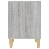 Bedside Cabinets 2 pcs Grey Sonoma 40x35x50 cm - Close-Up Angle