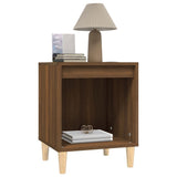 Bedside Cabinet Brown Oak 40x35x50 cm - Top-Down View