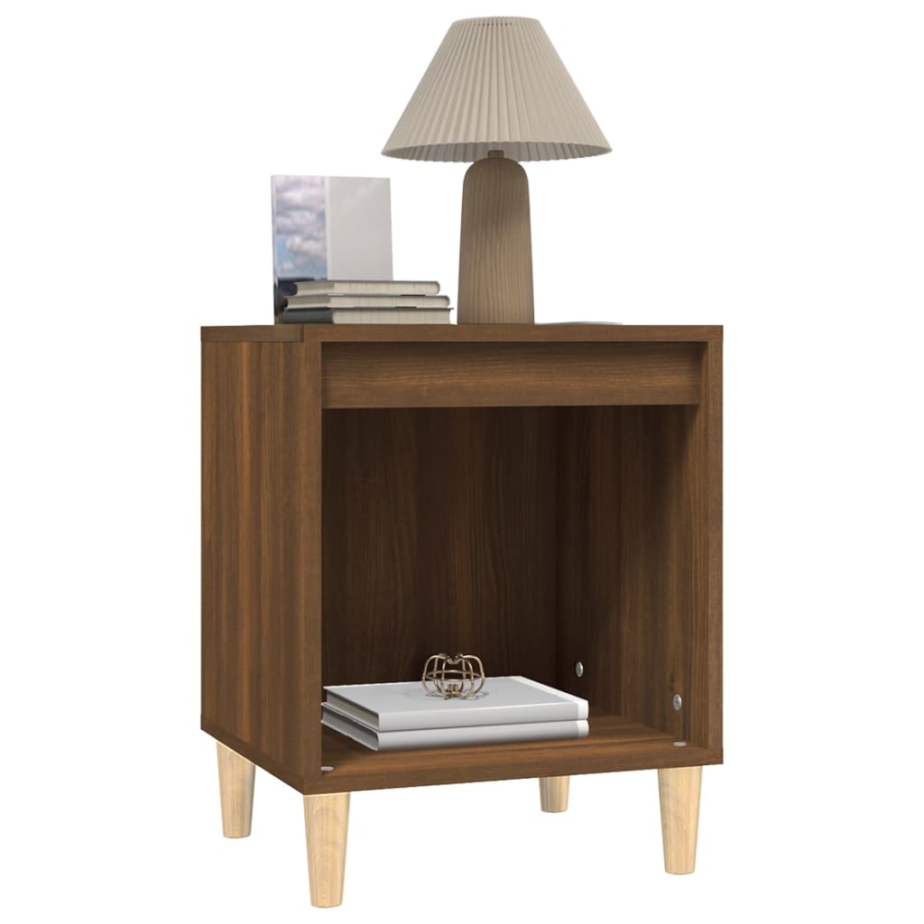 Bedside Cabinets 2 pcs Brown Oak 40x35x50 cm