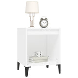 Bedside Cabinets 2 pcs White 40x35x50 cm - Top-Down View