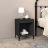 Bedside Cabinets 2 pcs Black 40x35x50 cm