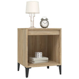 Bedside Cabinet Sonoma Oak 40x35x50 cm - Top-Down View
