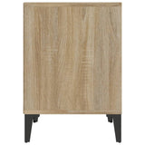 Bedside Cabinets 2 pcs Sonoma Oak 40x35x50 cm - Close-Up Angle