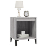 Bedside Cabinets 2 pcs Grey Sonoma 40x35x50 cm - Top-Down View