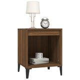Bedside Cabinet Brown Oak 40x35x50 cm - Top-Down View