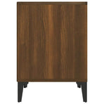 Bedside Cabinets 2 pcs Brown Oak 40x35x50 cm