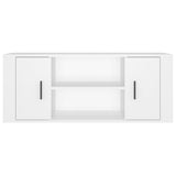 TV Cabinet White 100x35x40 cm Engineered Wood