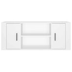 TV Cabinet White 100x35x40 cm Engineered Wood