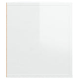 TV Cabinet High Gloss White 100x35x40 cm Engineered Wood - Close-Up Angle