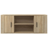 TV Cabinet Sonoma Oak 100x35x40 cm Engineered Wood - 45-Degree Angle