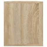 TV Cabinet Sonoma Oak 100x35x40 cm Engineered Wood - Close-Up Angle
