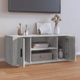 TV Cabinet Grey Sonoma 100x35x40 cm Engineered Wood - Side View