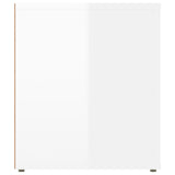 TV Cabinet High Gloss White 100x35x40 cm Engineered Wood