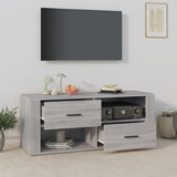 TV Cabinet Grey Sonoma 100x35x40 cm Engineered Wood - Side View