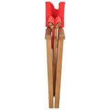 Director's Chairs 2 pcs Solid Wood Teak Red
