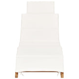 Sun Loungers 2 pcs with Cushions Solid Wood Teak - Top-Down View