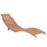 Sun Loungers 2 pcs with Cushions Solid Wood Teak - 45-Degree Angle