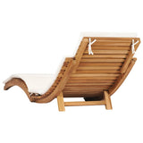Sun Loungers 2 pcs with Cushions Solid Wood Teak - Close-Up Angle