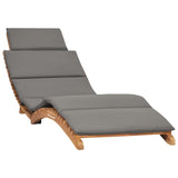 Sun Loungers 2 pcs with Cushions Solid Wood Teak - Side View