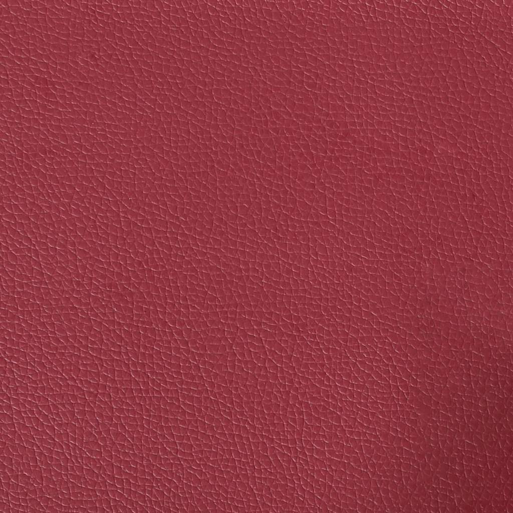 Gaming Chair with Footrest Black and Wine Red Faux Leather