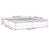 Box Spring Bed Frame Dark Grey Queen Velvet