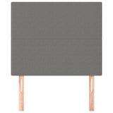 Headboards 2 pcs Dark Grey 80 cm Fabric - Side View