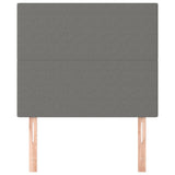 Headboards 2 pcs Dark Grey 100 cm Fabric