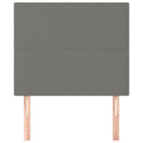 Headboards 2 pcs Dark Grey 100 cm Fabric - Side View
