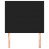 Headboards 2 pcs Black 100 cm Fabric - Side View