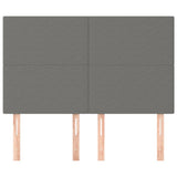 Headboards 4 pcs Dark Grey 72 cm Fabric - Side View