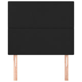 Headboards 2 pcs Black 80 cm Faux Leather - Side View