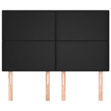 Headboards 4 pcs Black 72 cm Faux Leather