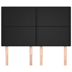 Headboards 4 pcs Black 72 cm Faux Leather