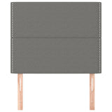 Headboards 2 pcs Dark Grey 80 cm Fabric - Side View