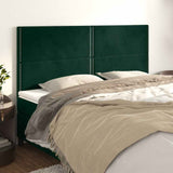 Headboard Dark Green 160x5x118/128 cm Velvet
