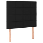 Headboards 2 pcs Black 100 cm Fabric