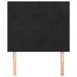 Headboards 2 pcs Black 80 cm Velvet