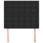 Headboards 2 pcs Black 100 cm Faux Leather