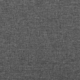 Headboards 4 pcs Dark Grey 100 cm Fabric
