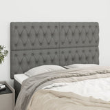 Headboards 4 pcs Dark Grey 72 cm Fabric