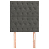 Headboards 2 pcs Dark Grey 80 cm Velvet